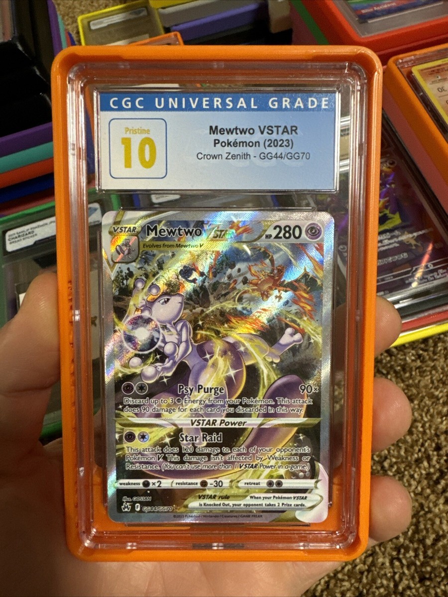 Mewtwo VSTAR Crown Zenith: Galarian Gallery GG44/GG70 CGC 10 Mewtwo VSTAR Crown Zenith: Galarian Gallery GG44/GG70 CGC 10