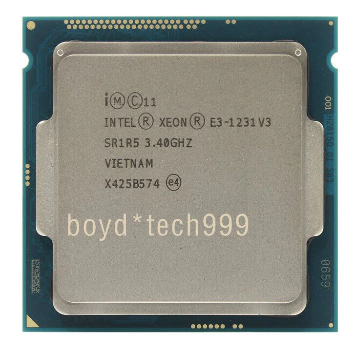 Intel Xeon CPU E3-1225 V3 E3-1231 V3 E3-1265L E3-1265L V2 E3-1265L V3 Processor - Image 4 of 4