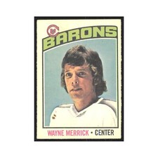 1976 O-Pee-Chee Wayne Merrick Cleveland Barons #18
