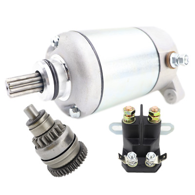 Starter & Relay & Bendix for POLARIS Trail Boss 330 2005-2006 410-54020 SMU5003