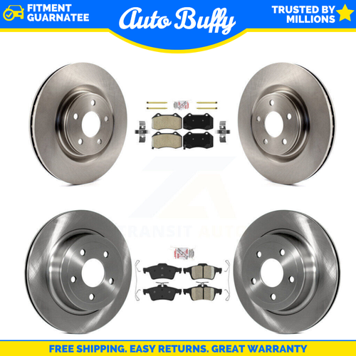 Rear Drilled Slotted Disc Rotors Brake Pads For Chevy Cobalt - Foto 9