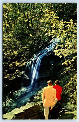 POSTCARD The Cascades Blue Ridge Parkway North Carolina