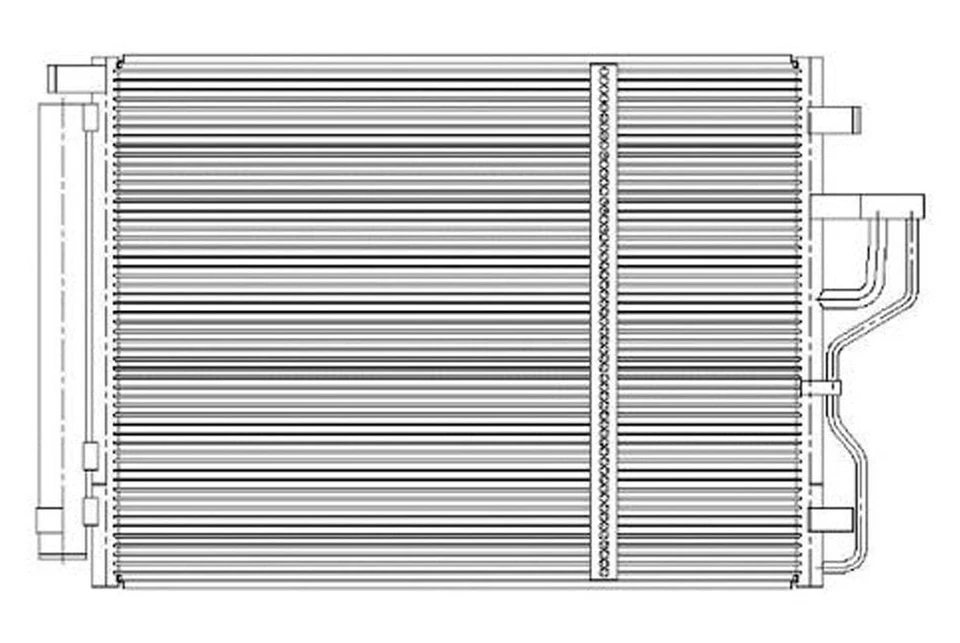 For Kia Sportage 2011-2016 TYC 3993 A/C Condenser - Image 2 of 2