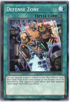 Yugioh - Defense Zone COTD-EN066 Unlimited - Code of the Duelist