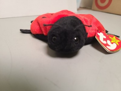 Ty Beanie Baby Red and Black Lucky the Ladybug 1993 with  display picture 3