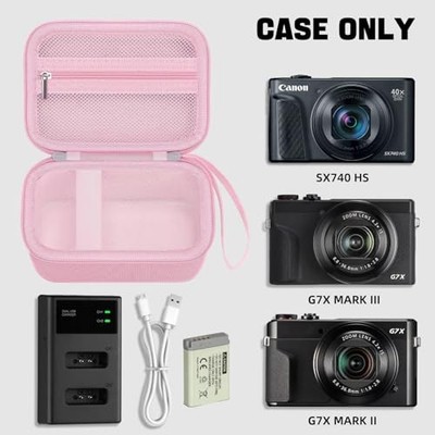 Camera Case for Canon PowerShot G7 X Mark III/ G7X Mark II/ SX740