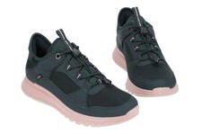 Ecco Exostride Schuhe grün rosa Gore-Tex 835333 - Größe 43 (EU) / 12-12.5 (US)