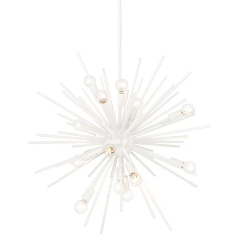 Minka Lavery 1112 Bessel 15 Light 30"W Pendant - White - Picture 1 of 3