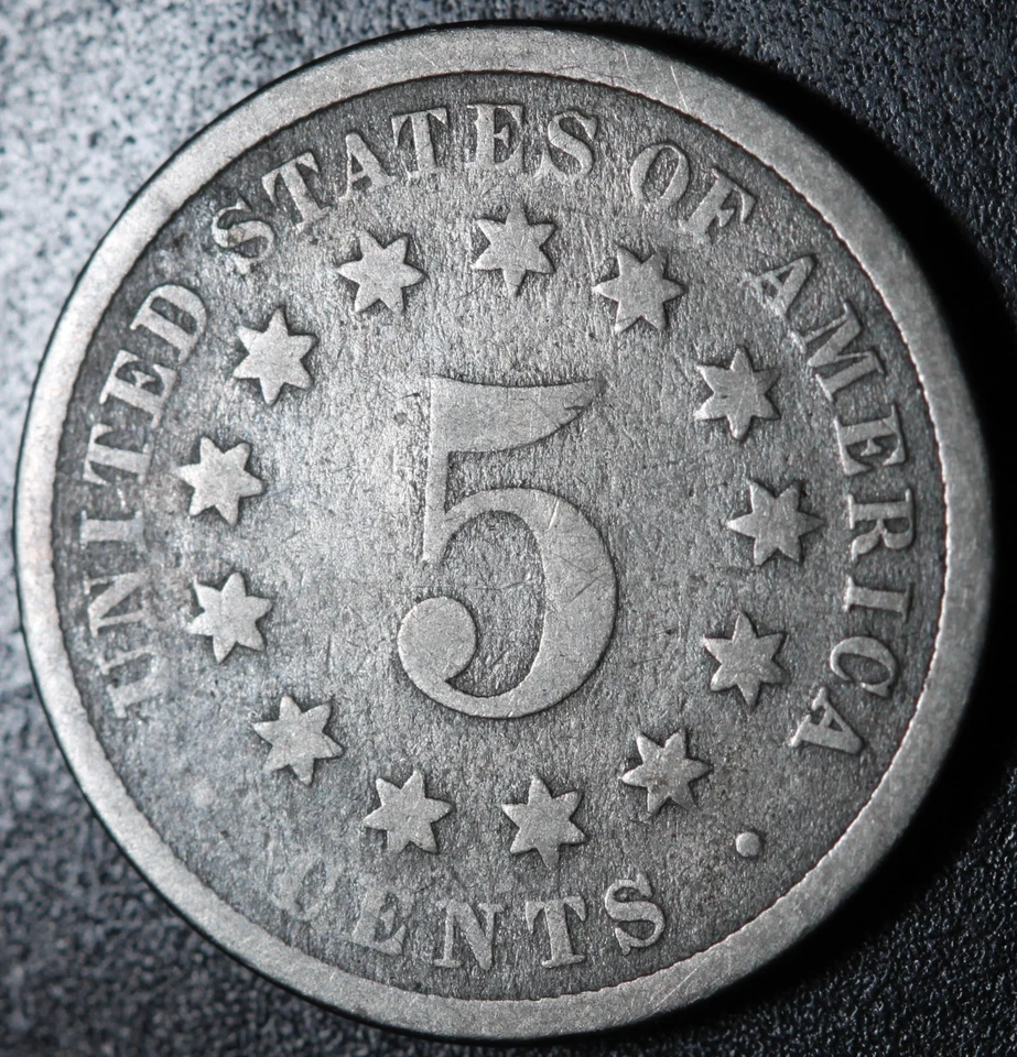 1876 SHIELD NICKEL - Image 2 of 2