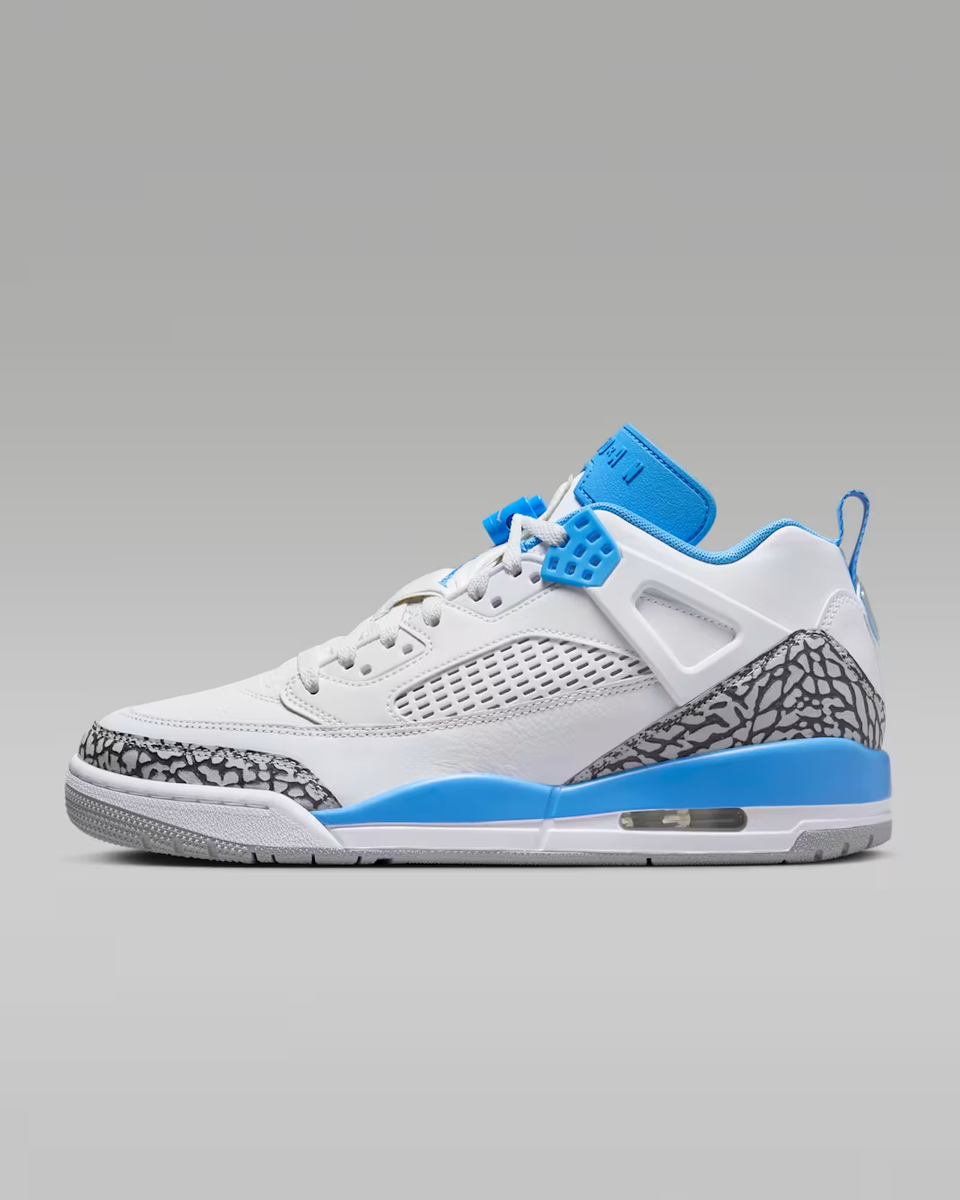 Jordan Spizike Low Shoes White Wolf Grey University Blue Men's