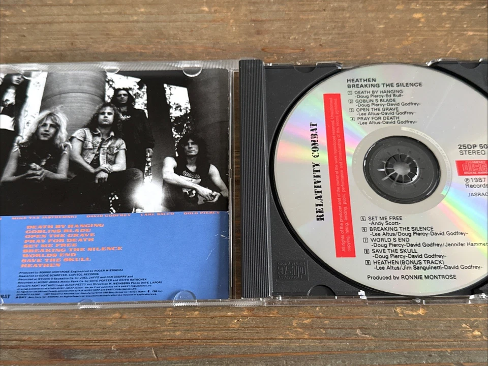 HEATHEN - Breaking the Silence (1987 Japan Import Ohne OBI) TESTAMENT / EXODUS - Bild 3 von 4