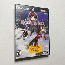 Dark Summit PlayStation 2 Black Label CIB Good Condition Tested
