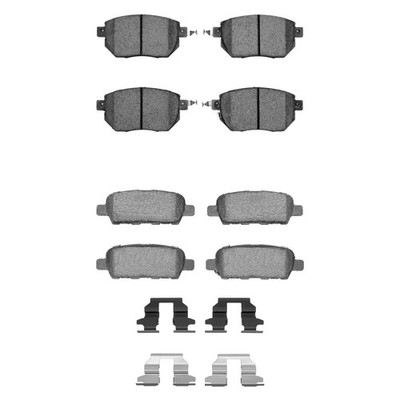 For Nissan Altima 05-06 Brake Pad Set Performance Sport Low Metallic Front &