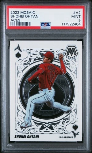2022 Mosaic Shohei Ohtani Aces #A2 PSA 9