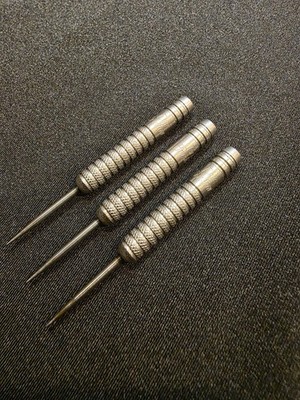 Vintage Harrows Eric Bristow Knurled Darts 25g 90% Tungsten