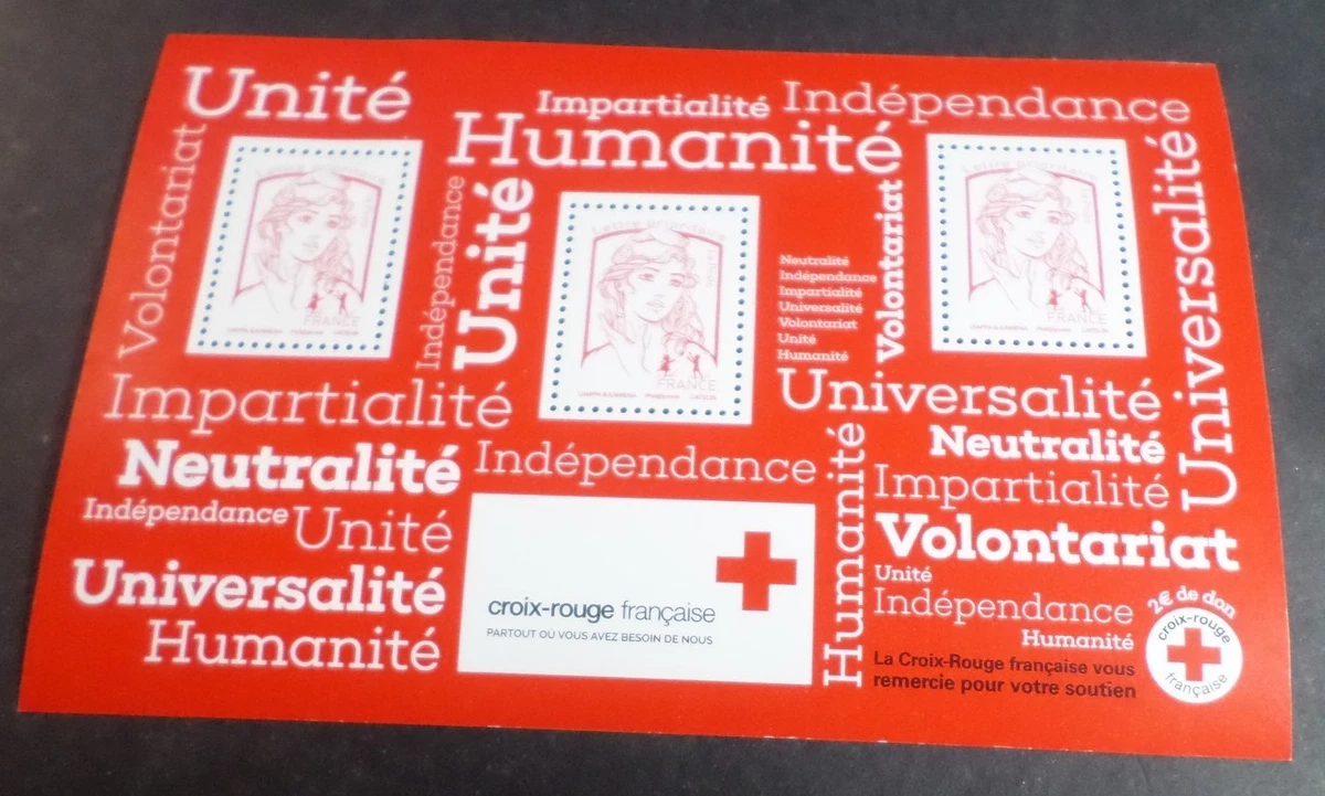 Carnet de timbres Croix-Rouge 2023