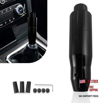 Car Modified Gear Lever, 5.7'' Racing Decorative Alloy Easy-Grip 1 PC Black