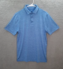 Champion Shirt Adult Small Blue Heather Polo Preppy Athleisure Careerwear Golf