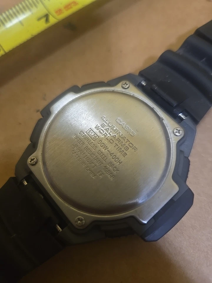 Orologio Casio SGW-400H Doppio Sensore Altimetro Barometro Termometro 100M - Immagine 3 di 4