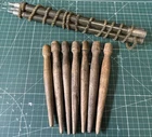 WW2 US Military Shelter Half Tent Poles & Stakes 1945