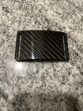 GRIP6 BELT BUCKLE - DARK MATTER CARBON FIBER - 1.5 INCH WIDE With 43” Black Belt