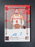 2023-24 Panini Impeccable Rookie Auto Seth Lundy RC #RA-LUN Red 5/8 Hawks XV44