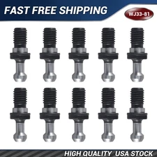 BT30 45 Degree M12 Pull Stud Retention Knob for CNC Milling Tool Holder-10pcs