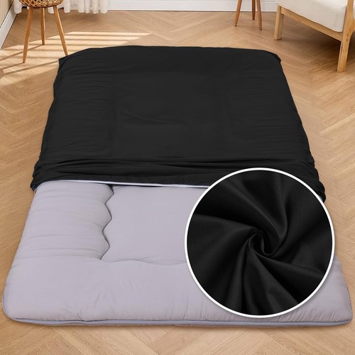 100% Cotton Floor Futon Cover, Soft Skin-Friendly Washable Zippered for Tradi... - Picture 6 of 8