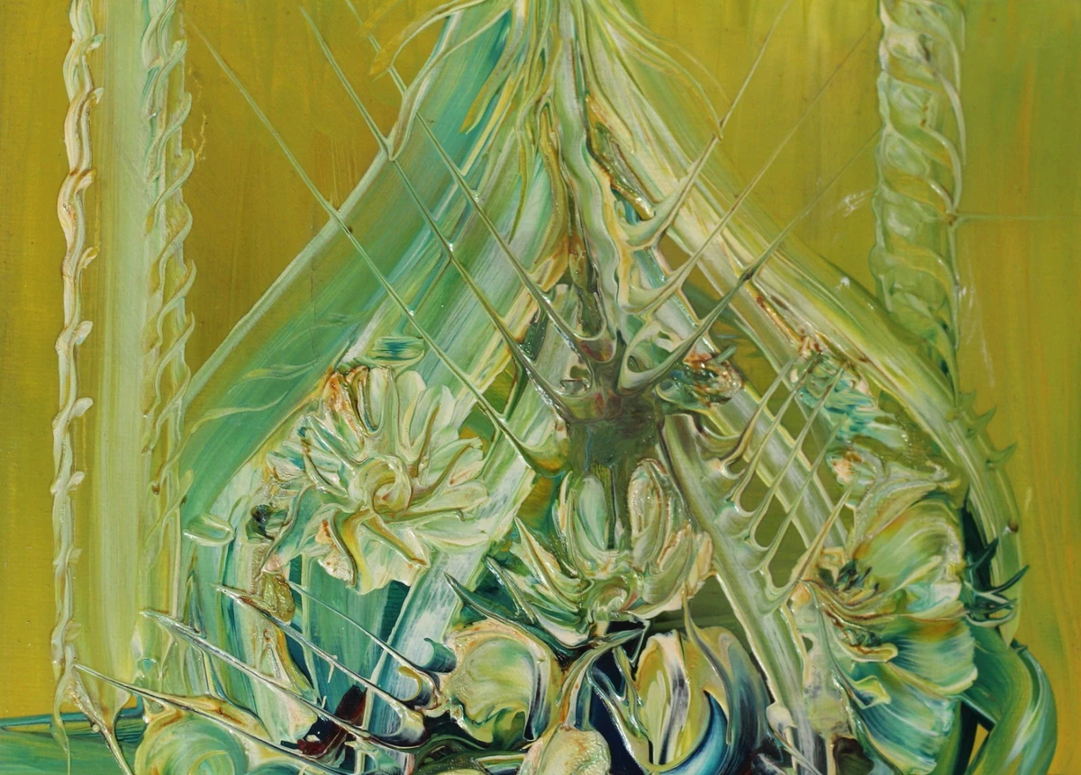 Beautiful Modern abstract oil painting
