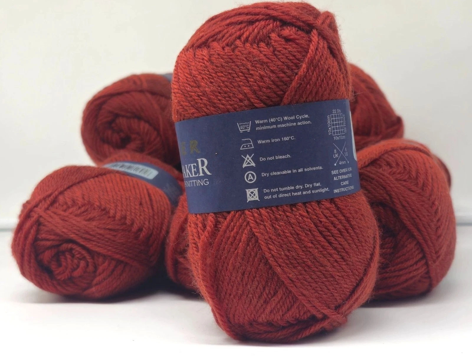 10 Jaeger Matchmaker Merino Double Knitting Yarn 100% Wool 50g Oxide Lot 7H1 - product detail image 3