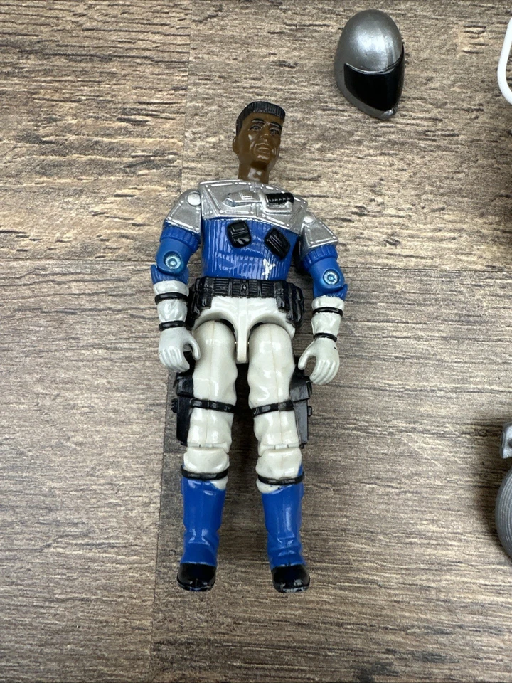 1990 Sky Patrol Static Line boneco vintage G.I. GI Joe 3.75 ARAH *Quase completo - Imagem 2 de 4