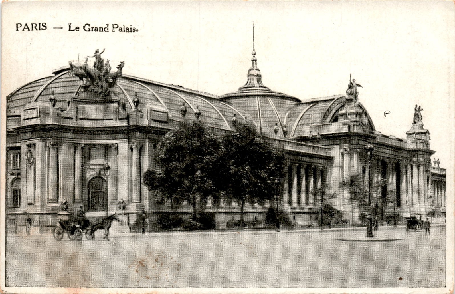 Paris, Grand Palais, Correspondance, Poste Postcard