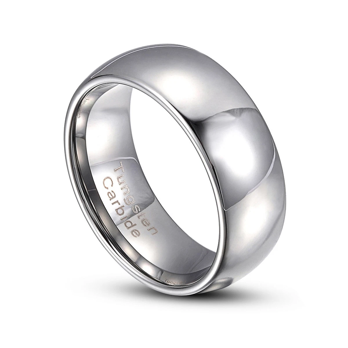 Gray Tungsten Carbide 2MM 8MM Comfort Fit Wedding Band Rings Size 3 14 HT1
