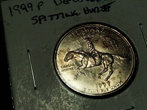 Mint Error Coin 1999 p Delaware Strike Error - Picture 6 of 13