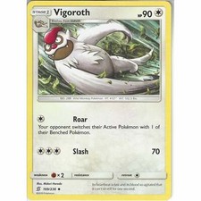 169/236 Vigoroth Uncommon: Pokemon Trading Card Game SM-11 Unified Minds