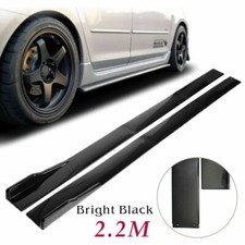 86.6 Universal Side Skirt Extension Rocker Panel Body Kit Lip Splitters