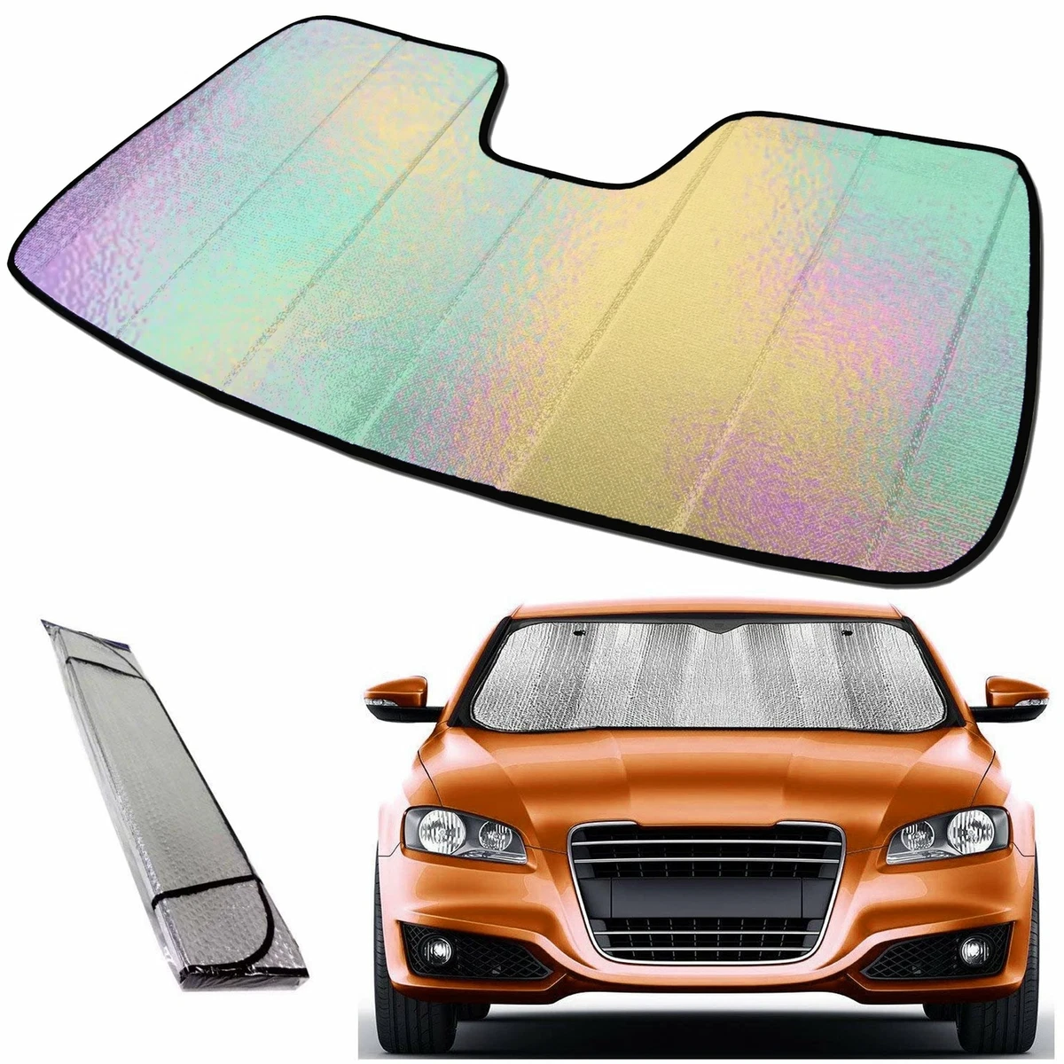 Premium Car Windshield Sun Shade Heat Reflector 55