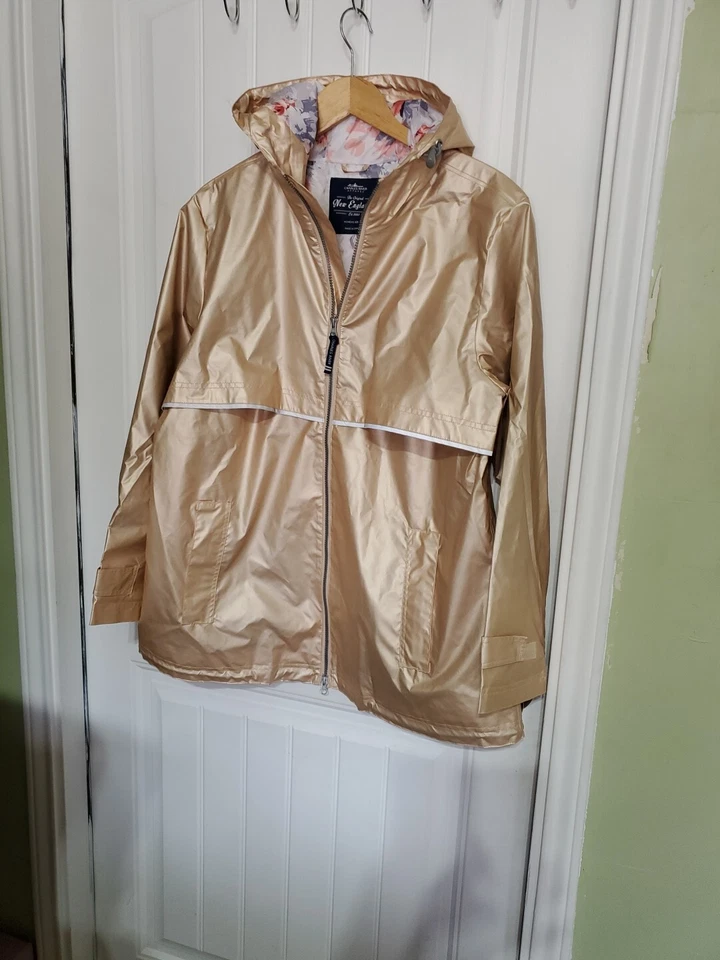 Chaqueta de lluvia Charles River New Englander para mujer TALLA XL Foto 3 de 4