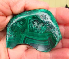 136 g Malachite Free Form From Madagascar