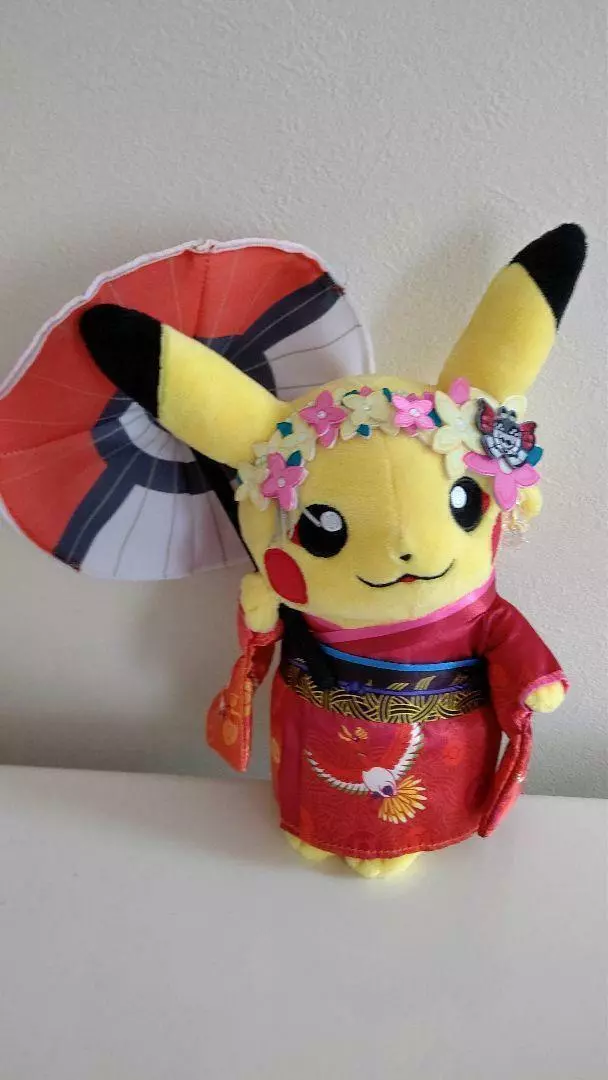 Pokemon Center Kyoto Kimono Pikachu Plush Maiko Geisha [N]