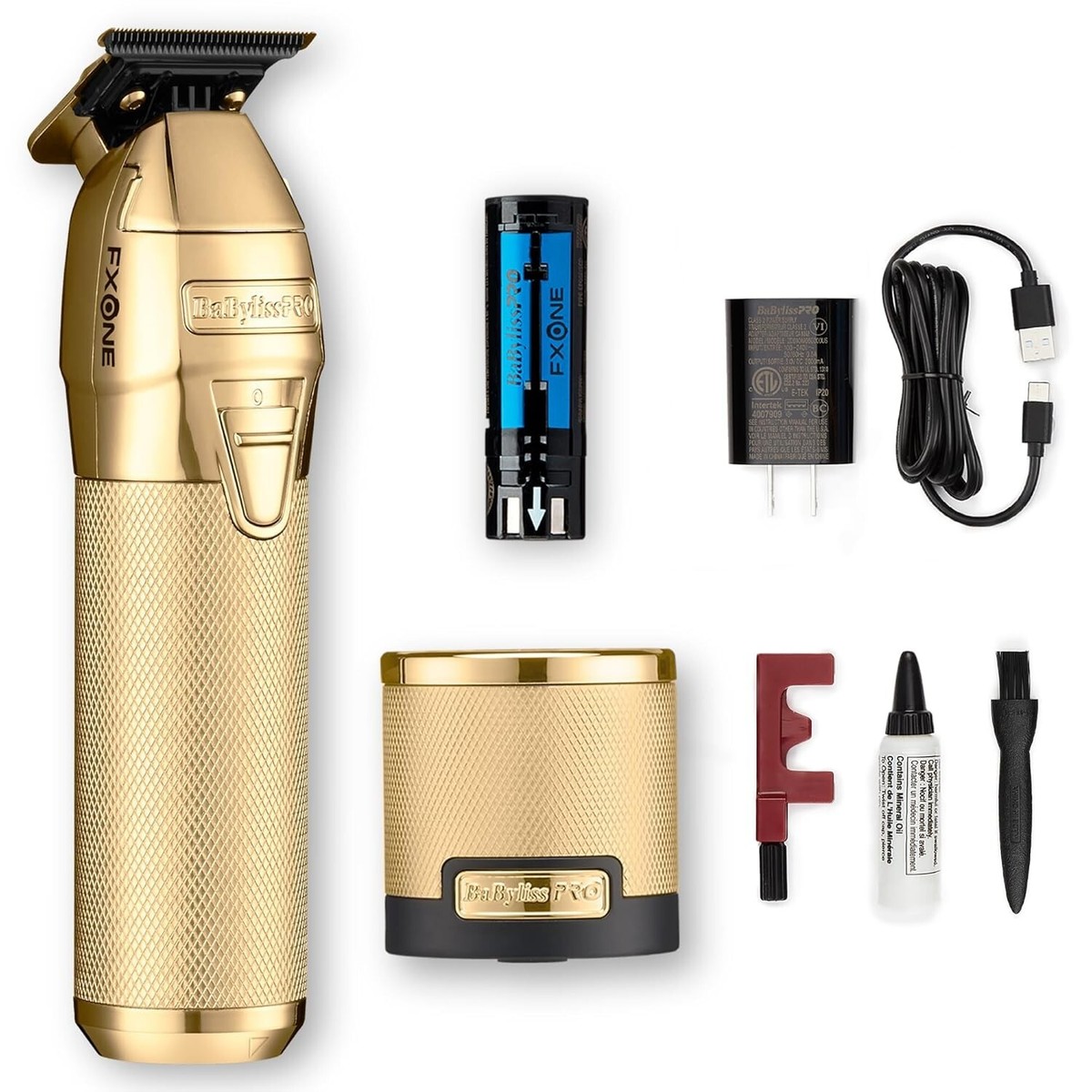 BaBylissPRO限定FX 金トリマー＆シェーバー Babyliss Limited Edition Gold FX Trimmer & UV Single-Foil
