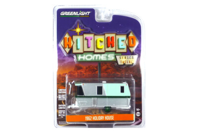 Greenlight 34120-A Holiday House silber/mint - Hitched Homes 12 Maßstab 1:64