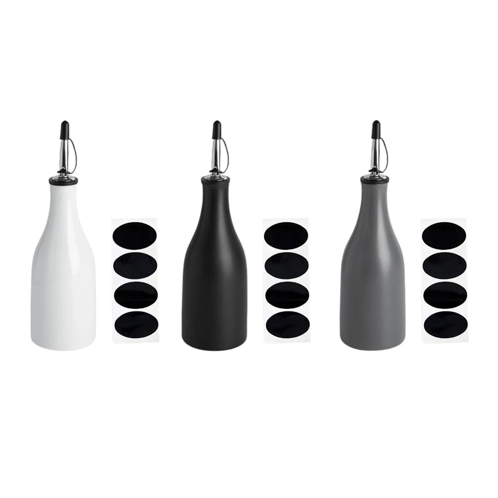 Cooking Oil Bottle Soy Sauce Dispenser Ceramic Heat Resistant Kitchen Liquid
Opens in a new window o