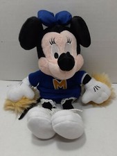 Walt Disney World 11" Minnie Mouse Cheerleader Bean Bag Plush Toy NWT