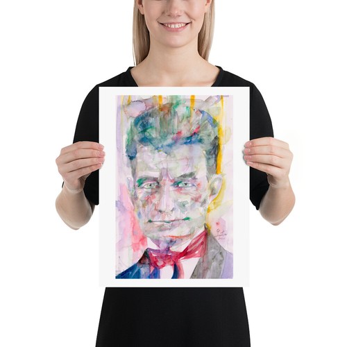 Retrato acuarela John Brown - PÓSTER - ¡Varios tamaños! dibujo impresión pintura - Imagen 3 de 8