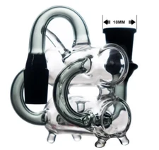 18mm Ash Catcher recycle Bong Glass Water Pipe Smoking rig heady United States