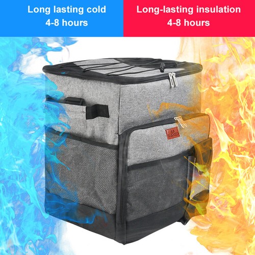 60Cans Soft Cooler with Wheels Insulated Collapsible Leakproof Cooler for Beach - 第 4/19 張圖片