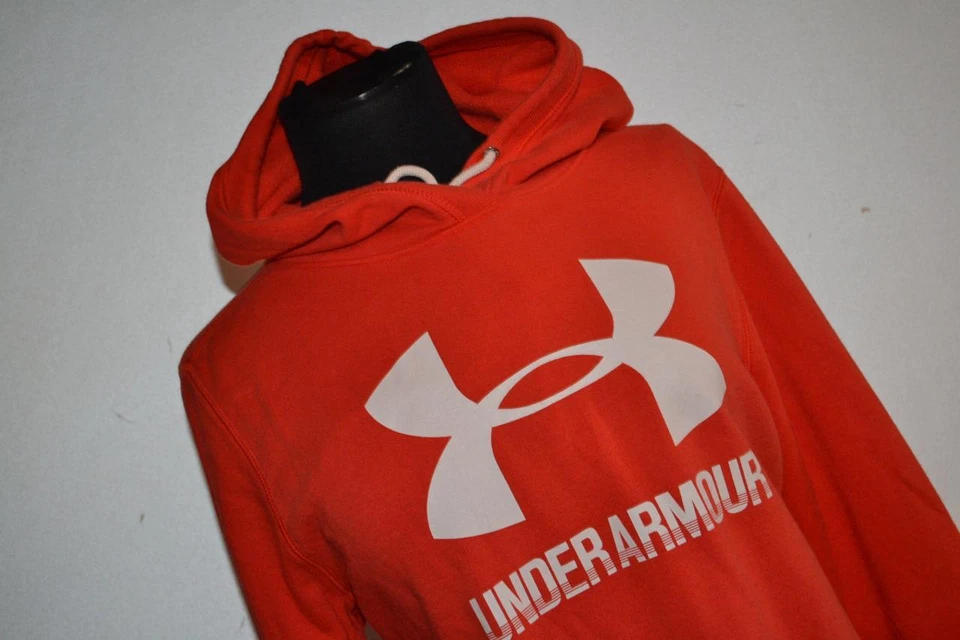 Sudadera con capucha Under Armour 34029-a para mujer talla grande naranja Foto 4 de 4