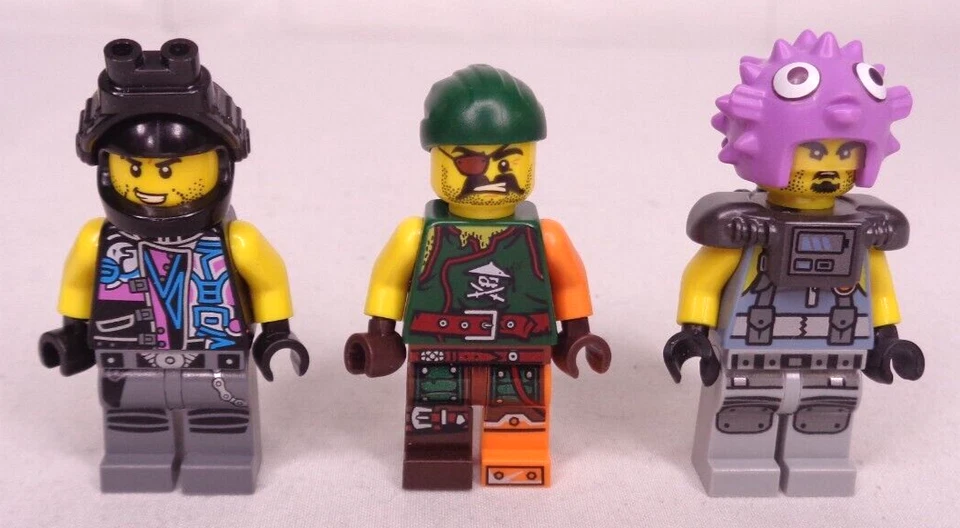 Лот минифигурок LEGO Ninjago: гигантский камень армейский воин, ниндроид, Сквиффи, Лаша + - Изображение 2 из 4