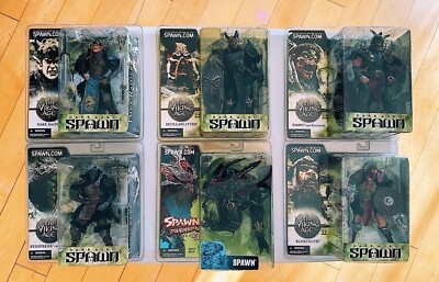 DARK AGES SPAWN VIKING AGE SERIES/MUTATIONS S23 (LOT OF 6) NEW - MCFARLANE TOYS